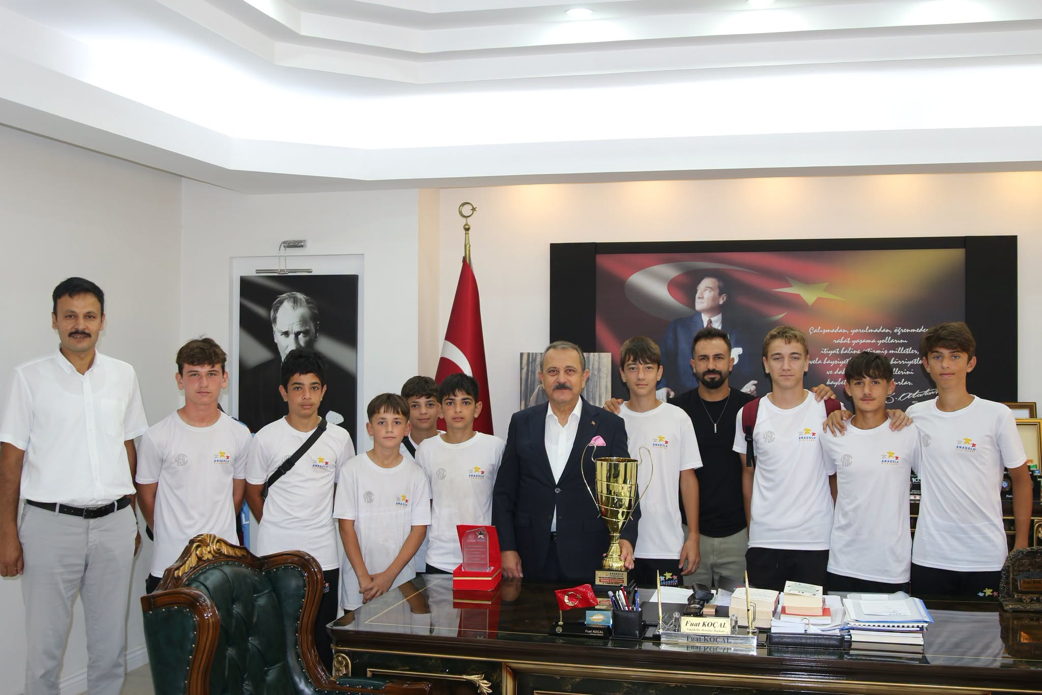Türkiye Şampiyonlarından Başkan Koçal’a Teşekkür