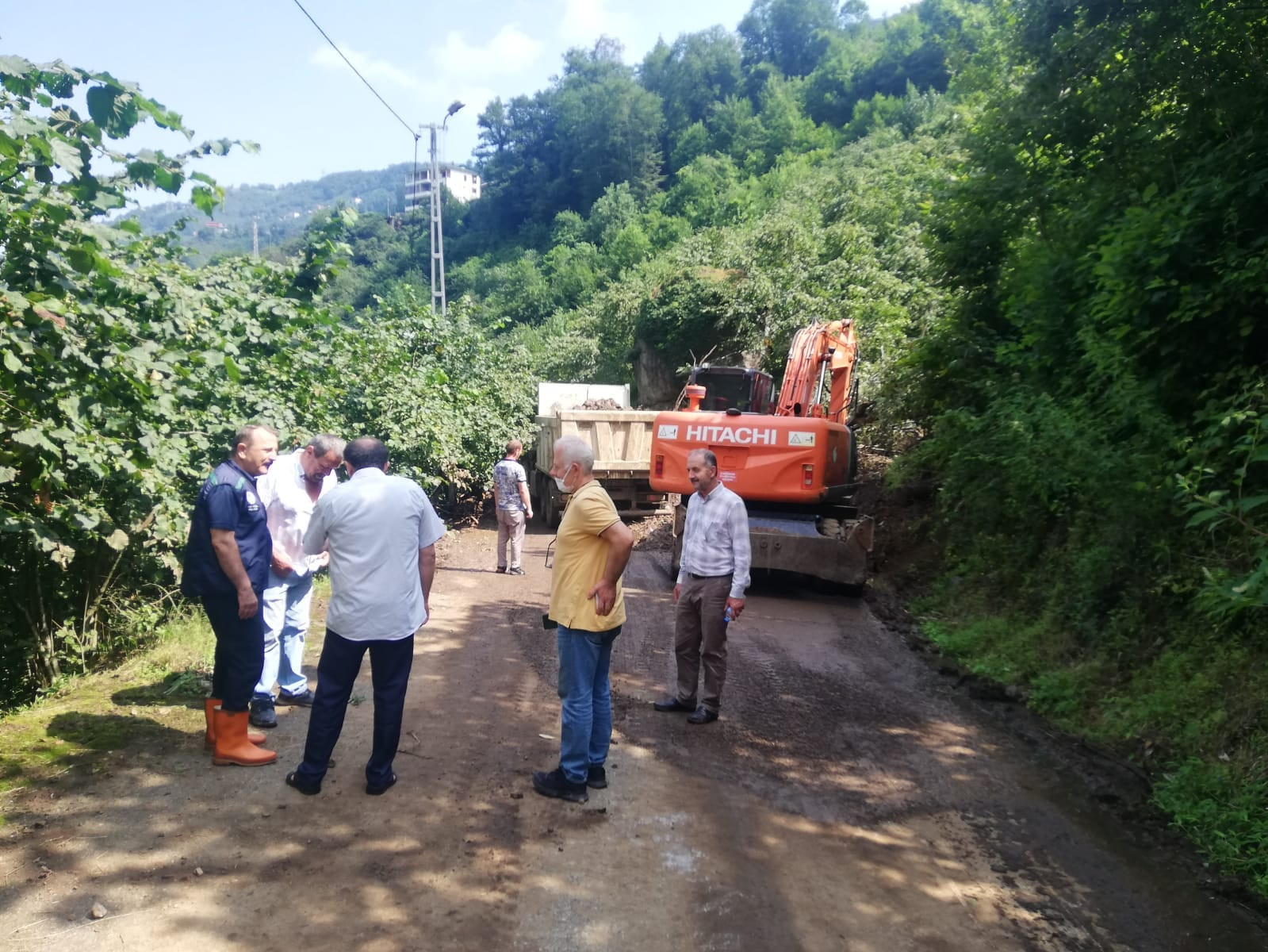 Şiddetli Yağışlar Heyelana Neden Oldu.