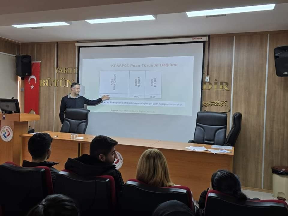 MYO’dan Öğrencilerine Seminer