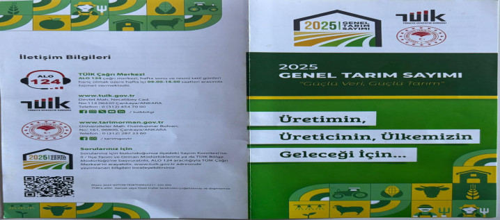 2025 Yılı Tarım sayılı Yapılacak!