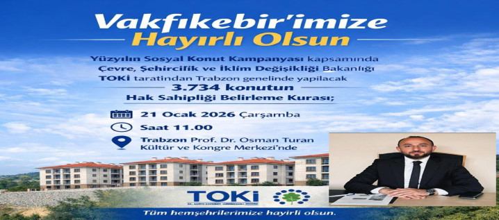 TOKİ Kuraları Salı Günü Yapılacak