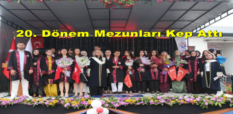 VMYO’da 20. Dönem Mezuniyet Coşkusu