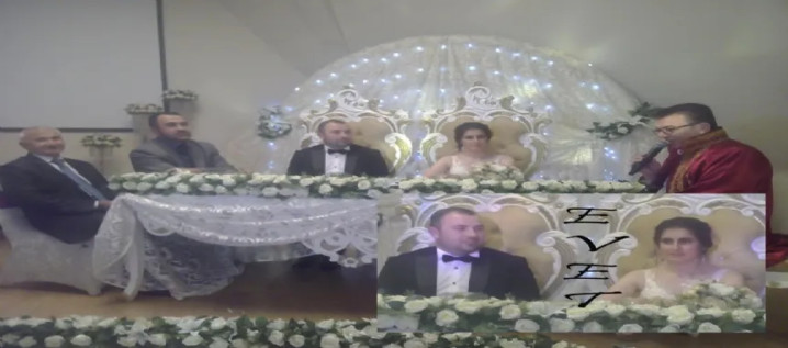 Muhteşem düğünle dünya evine girdiler