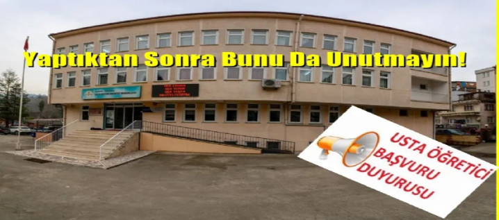 Başvurular başladı, onaylatmayı unutmayın!