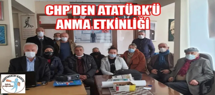 Tonya CHP’den Atatürk’ü Anma Etkinliği