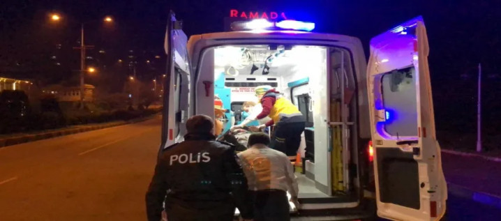 Karşıya geçemedi !