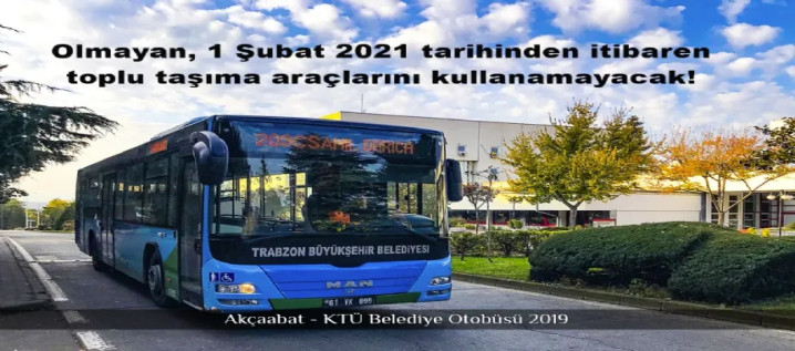 Hes kodu olmayanlar  binemeyecek!