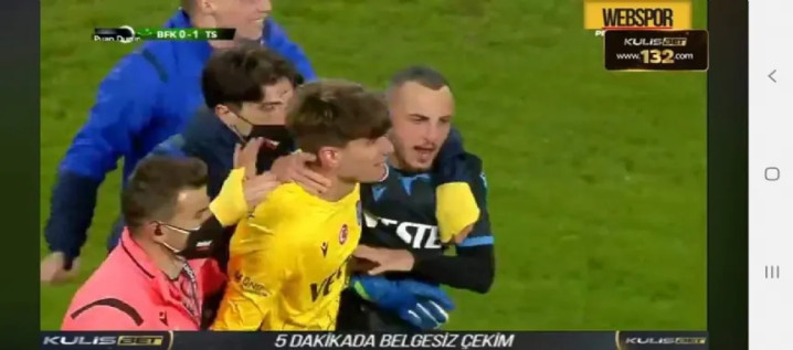 Trabzonspor sebilerle 0-1