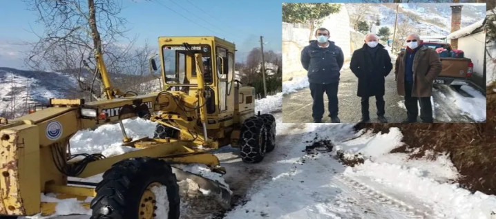 Beşikdüzü’nde Karla Mücadeleye Devam