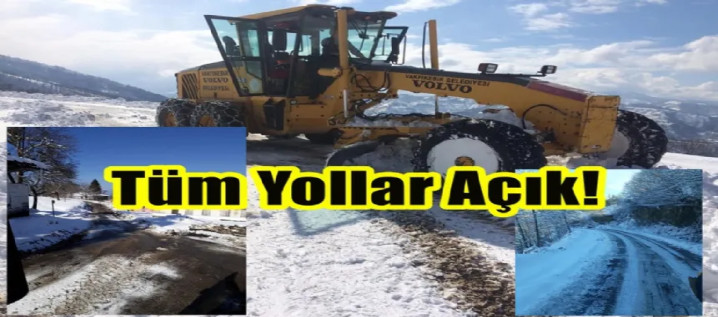Tüm Mahalle Yollarını Ulaşıma Açtık