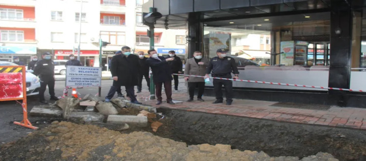 Çalışmaları yerinde incelediler