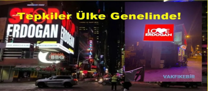 “Stop Erdoğan” reklamına 'Love Erdoğan' tepkisi