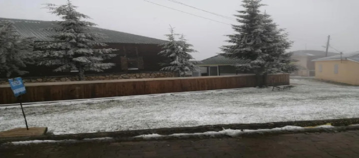 Karadağ’da kar sürprizi