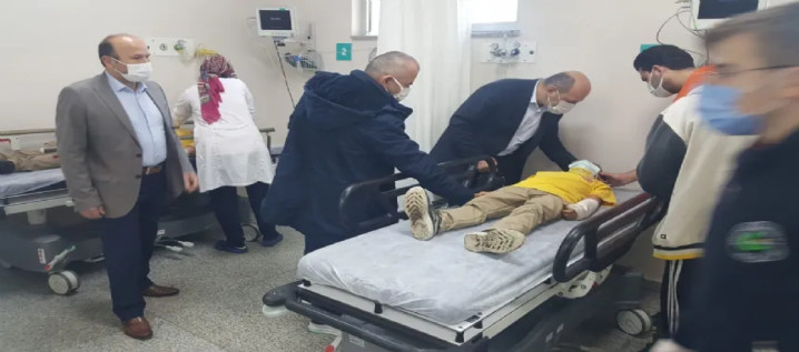 Öğrenci servis kaza yaptı 11 öğrenci yaralandı