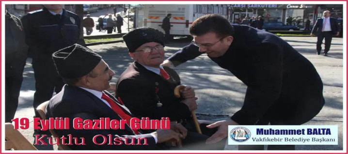 Başkan Balta’dan Gaziler Günü Mesajı