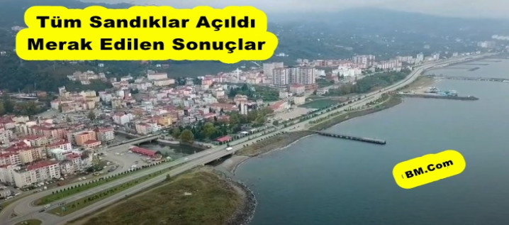 Vakfıkebir'de Tüm Sandıklar Açıldı, Kesin Olmayan Sonuçlar!