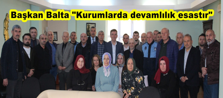 Başkan Balta’dan Duygusal Veda